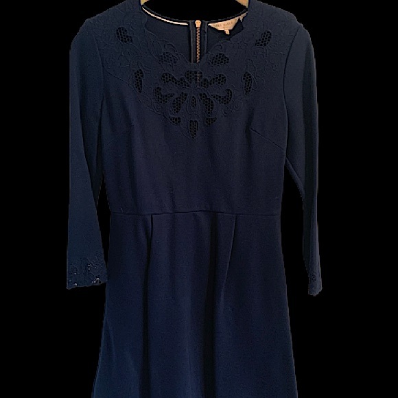 TED BAKER LONDON- Emey Fit & Flare Dress - Picture 1 of 2